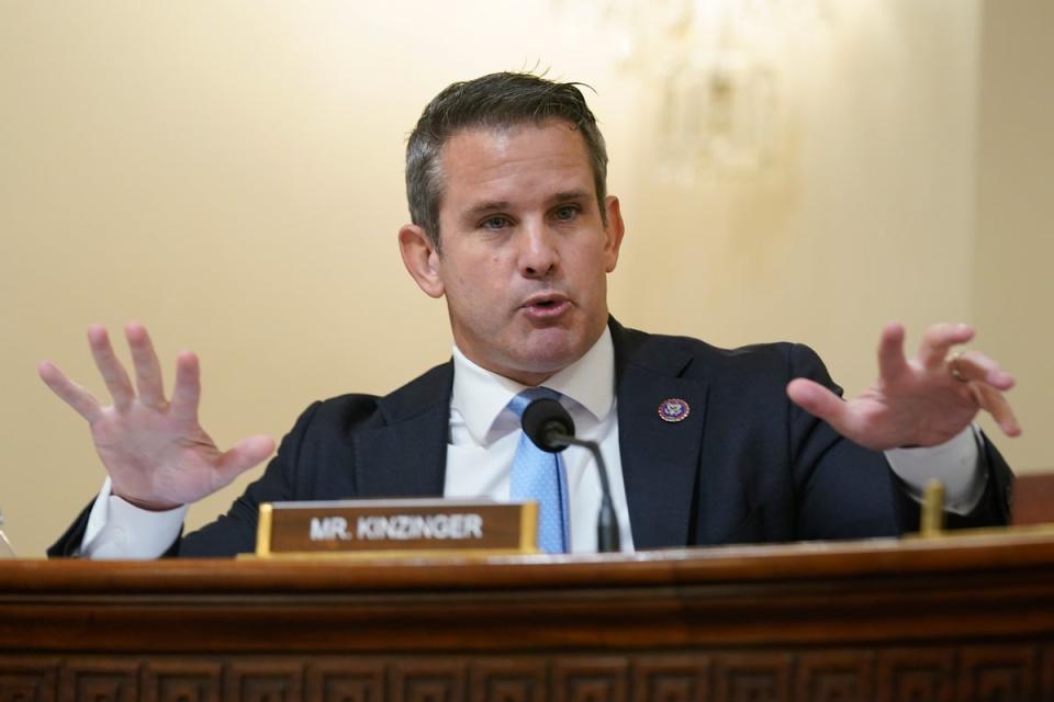 Rep Adam Kinzinger: optimistic about changing minds (Getty Images)