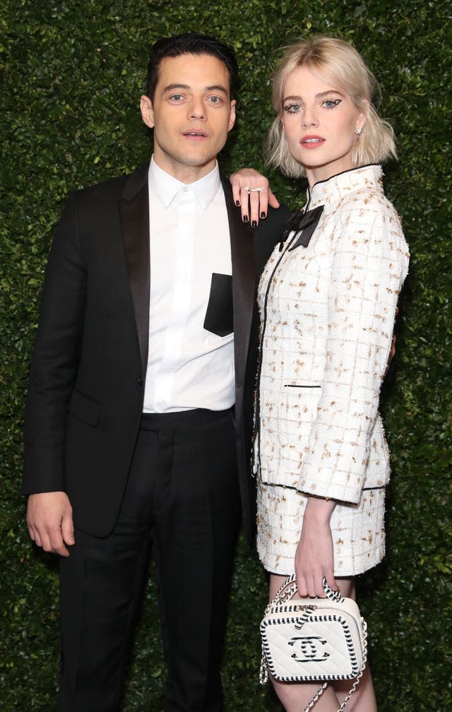 Lucy Boynton and Rami Malek