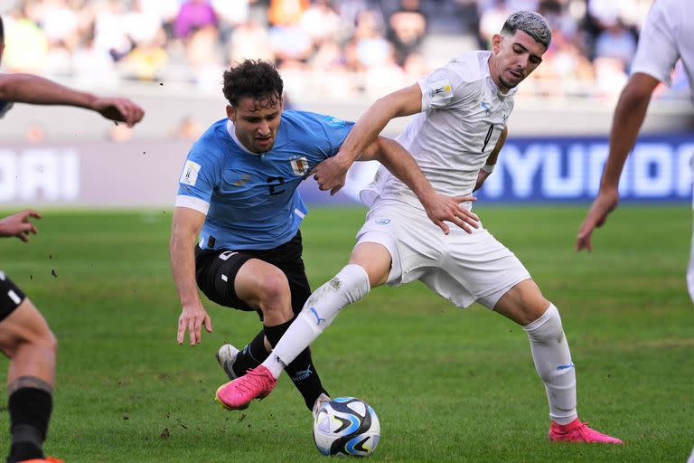 Sebastian Boselli en acción durante la final del Mundial sub 20 que se disputó en la Argentina