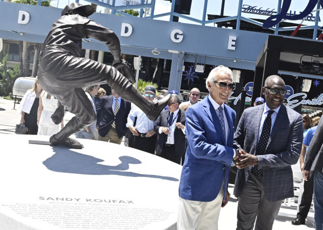 Dodger Yard - On this day in Dodger history, Jackie Robinson, Roy  Campanella, and Sandy Koufax had their numbers retired at Dodger Stadium.  #DodgerYard #WeLoveLA #DodgerStadium #ThinkBlue #ChavezRavine #LADodgers  #BlueHeavenOnEarth #LABleedsBlue