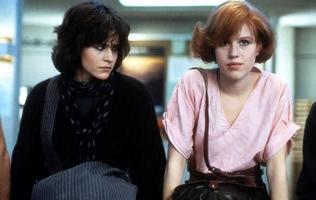 Molly starred in The Breakfast Club. Source: Universal Pictures/Getty