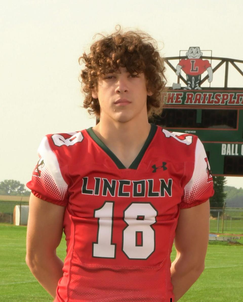 Lincoln wide receiver Colbie Glenn