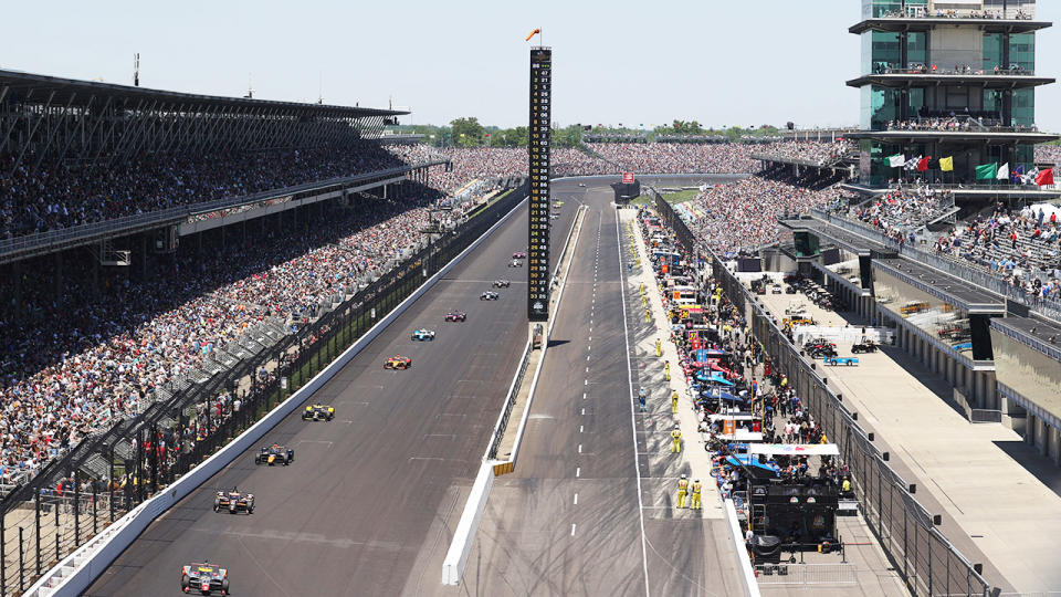 A world record crowd, pictured here at Indianapolis Motor Speedway for the Indianapolis 500.