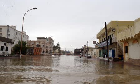 General view after Cyclone Mekunu in Salalah, Oman May 26, 2018. Oman News Agency/Handout via REUTERS