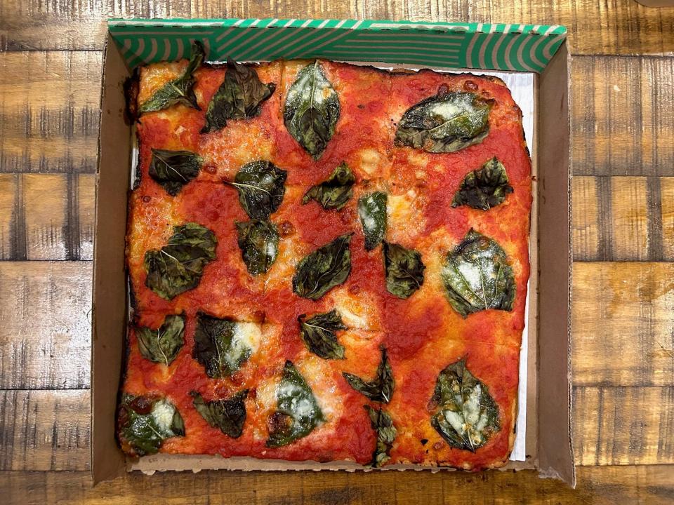 The Queen Margherita pizza from Goop Superfina