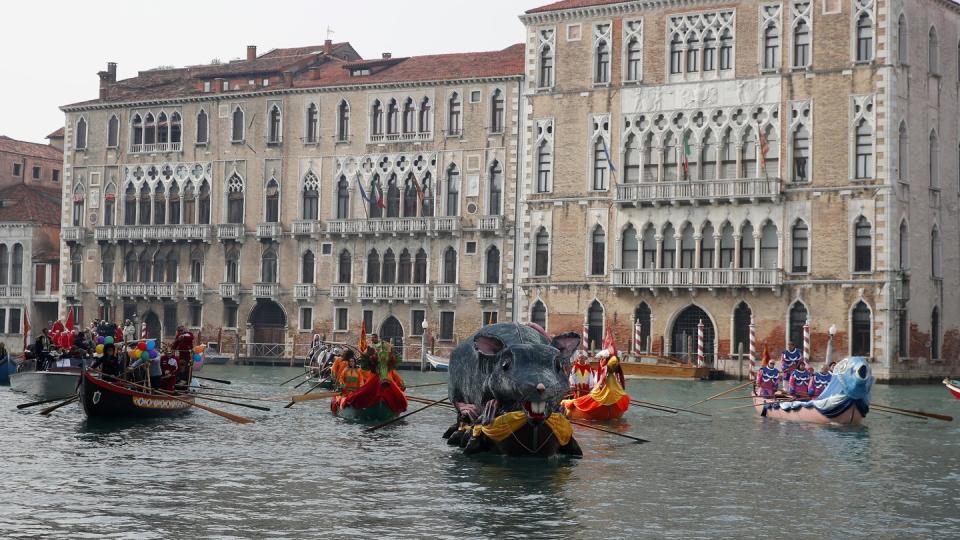 Karneval in Venedig.