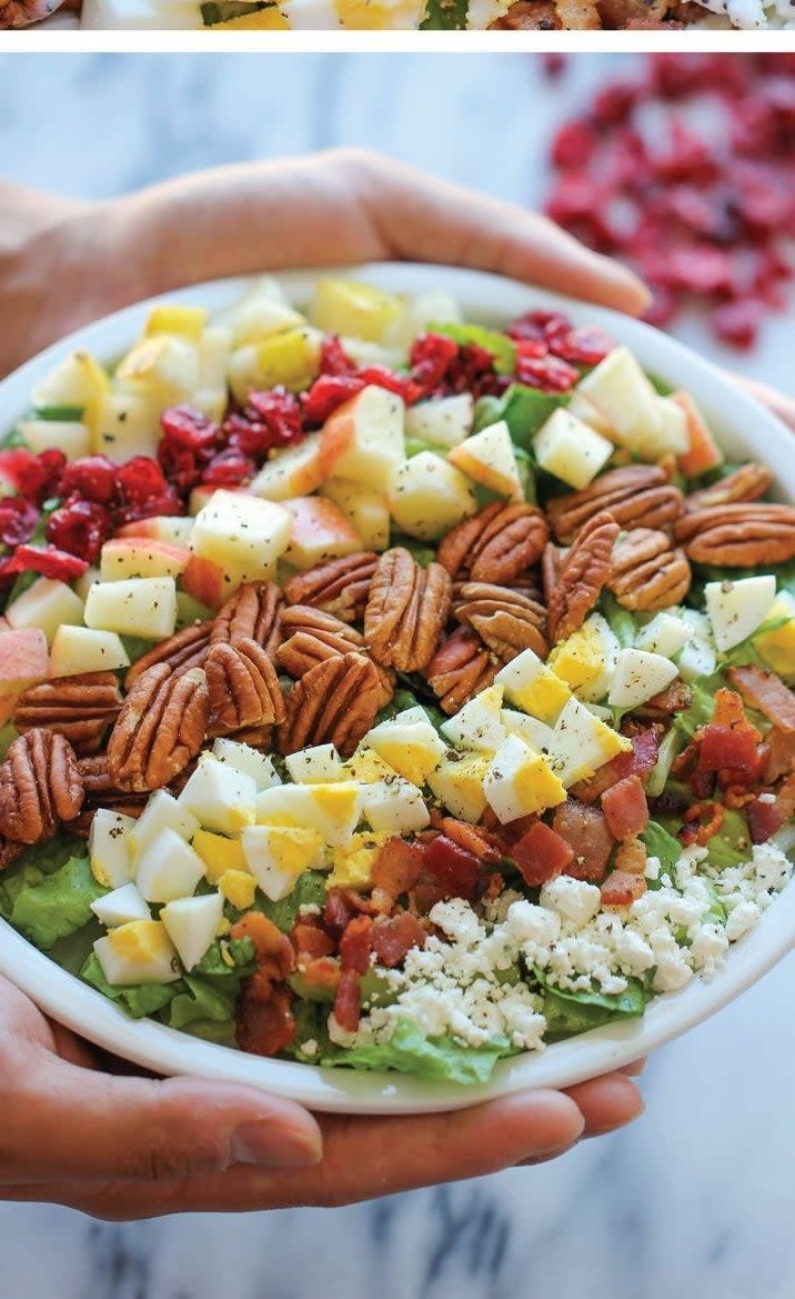 My body is ready. Recipe: Harvest Cobb Salad 