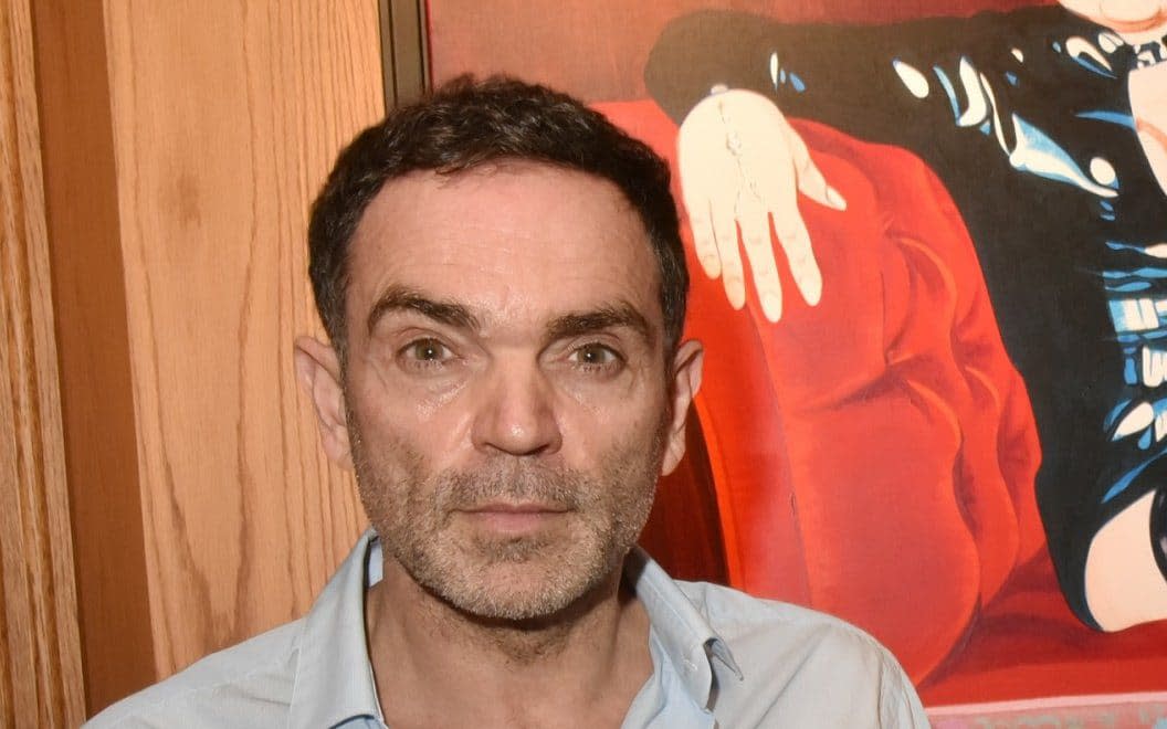 French author Yann Moix, 50, has sparked social media fury by claiming he is 'incapable' of going out with a woman over 50 - Getty Images Europe