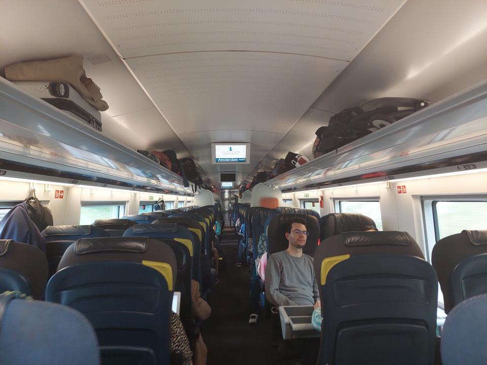 Eurostar journey London to Amsterdam