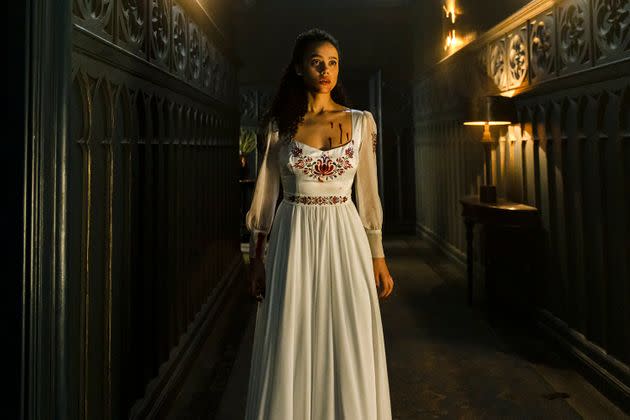 This image released by Sony Pictures shows Nathalie Emmanuel in Screen Gems 