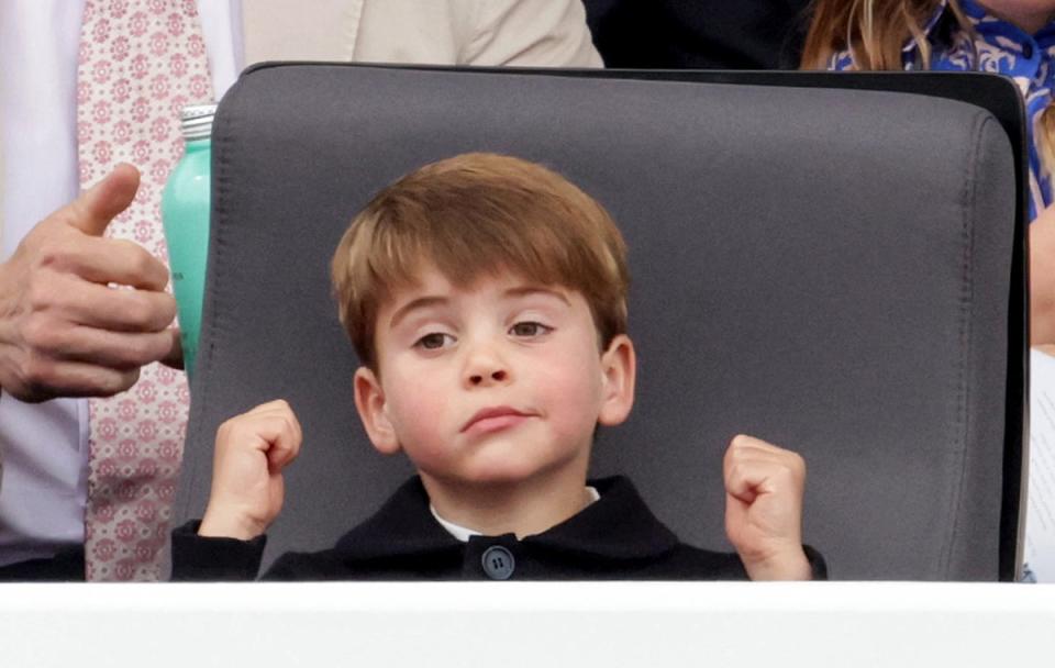 The young prince dances along to the music (Getty Images)