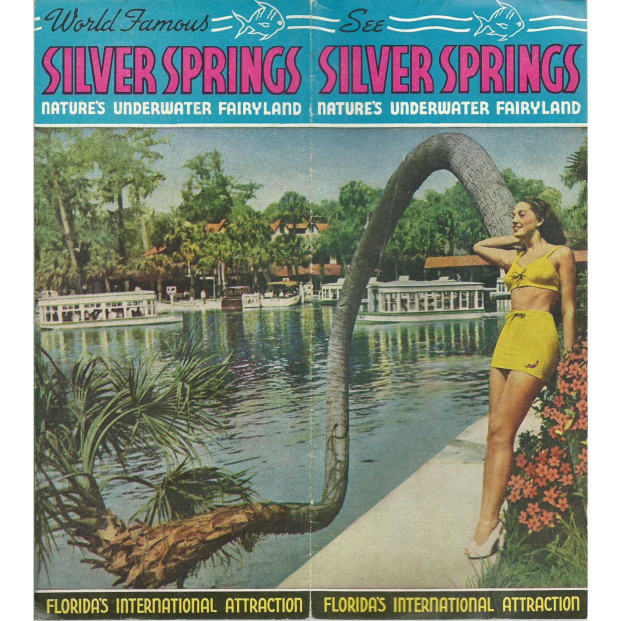 Silver Springs Florida Vintage Brochure