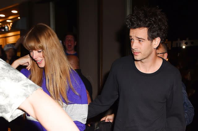 BACKGRID Taylor Swift and Matty Healy leaving Electric Lady Studios in May 2023