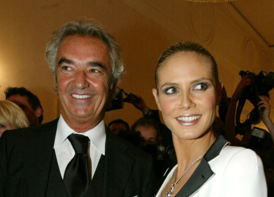 Flavio Briatore y Heidi Klum