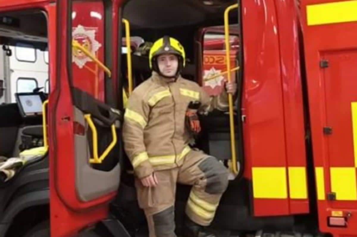 Firefighter Barry Martin, who has died following the blaze at Jenners department store in Edinburgh  (Scottish Fire and Rescue Service)