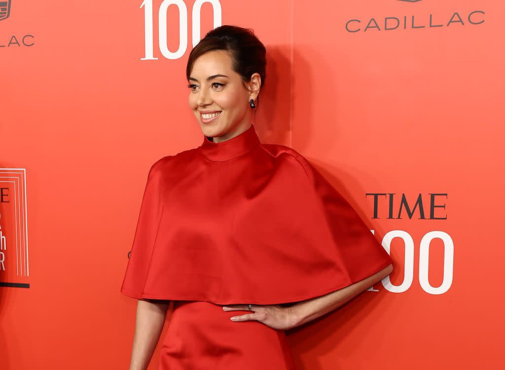 new york, new york april 26 aubrey plaza attends the 2023 time100 gala at jazz at lincoln center on april 26, 2023 in new york city photo by arturo holmeswireimage