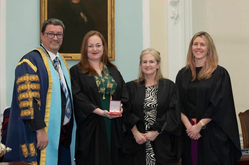 The specialist palliative care team at the University Hospital of North Tees, in Stockton, was honoured with this year’s Dundas Medal