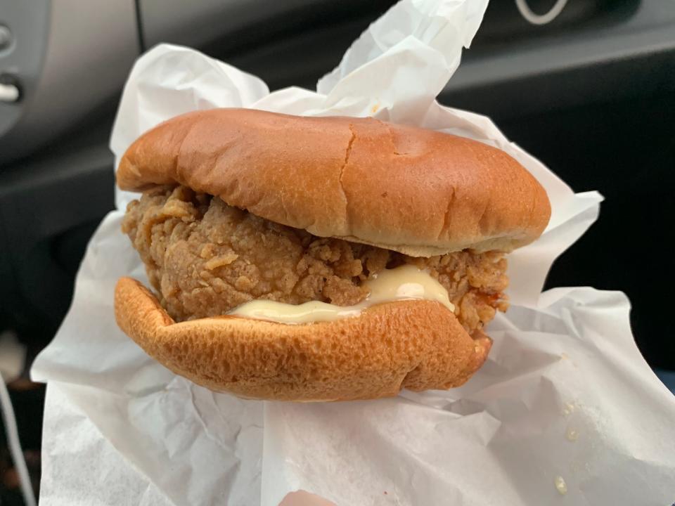 KFC Chicken sandwich