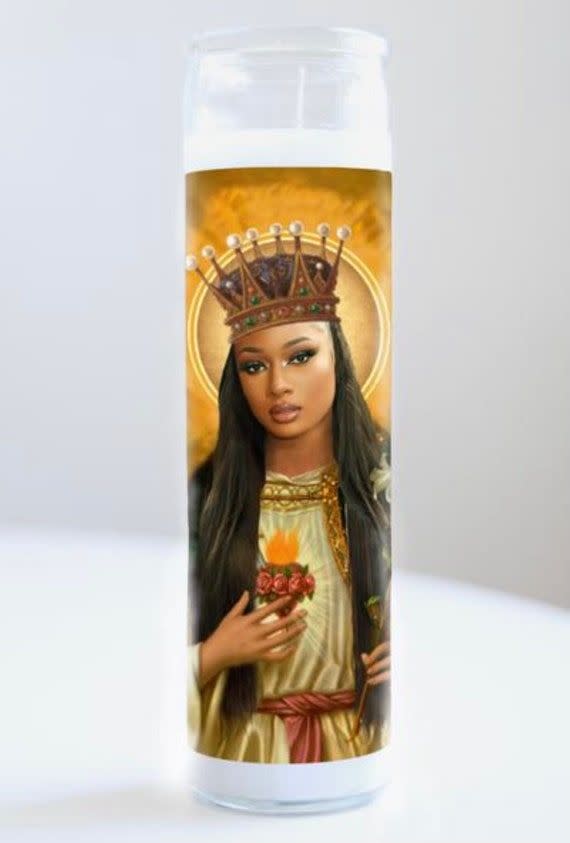 <p>Megan Thee Stallion Candle</p><p>etsy.com</p><p>$12.99</p><p><a href="https://go.redirectingat.com?id=74968X1596630&url=https%3A%2F%2Fwww.etsy.com%2Flisting%2F980894765%2Fmegan-thee-stallion-candle&sref=https%3A%2F%2Fwww.seventeen.com%2Flove%2Fa20368%2Faffordable-boyfriend-valentines-day-gifts%2F" rel="nofollow noopener" target="_blank" data-ylk="slk:Shop Now;elm:context_link;itc:0;sec:content-canvas" class="link ">Shop Now</a></p><span class="copyright">etsy.com</span>