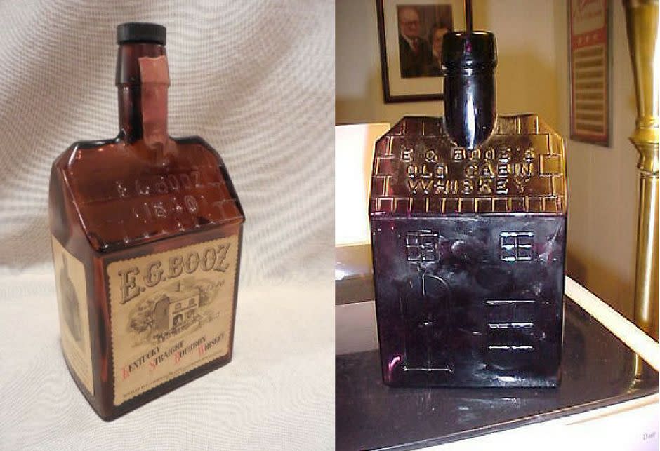 Vintage bottles from Booz's distillery are available on <a href="http://www.ebay.com/cln/betail/e-c-boozs-old-cabin-whiskey/73157526014" target="_blank">eBay</a>.&nbsp; (Photo: eBay)