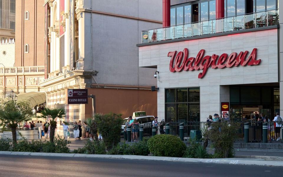 A Walgreens store in Las Vegas this week