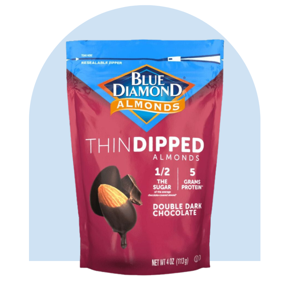 <p><a href="https://go.redirectingat.com?id=74968X1596630&url=https%3A%2F%2Fwww.walmart.com%2Fip%2FBlue-Diamond-Double-Dark-Chocolate-Thin-Dipped-Almonds%2F2084915545&sref=https%3A%2F%2Fwww.goodhousekeeping.com%2Fhealth%2Fdiet-nutrition%2Fa60006353%2Fbest-snack-awards-2024%2F" rel="nofollow noopener" target="_blank" data-ylk="slk:Shop Now;elm:context_link;itc:0;sec:content-canvas" class="link ">Shop Now</a></p><p>Thin Dipped Almonds, Double Dark Chocolate</p><p>walmart.com</p><p>$3.48</p>