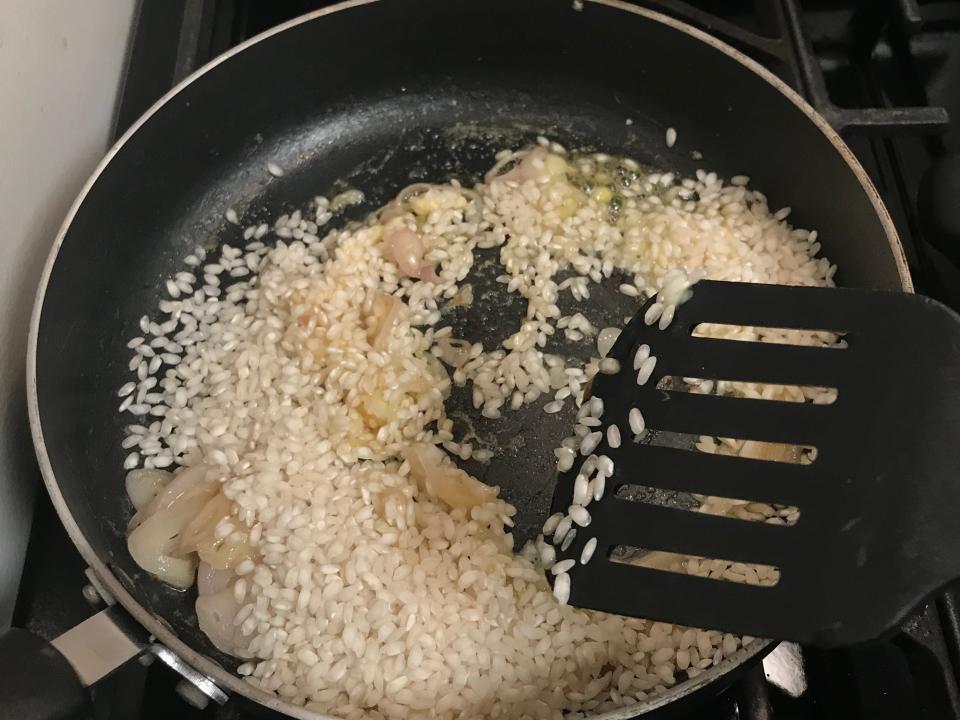 Champagne risotto