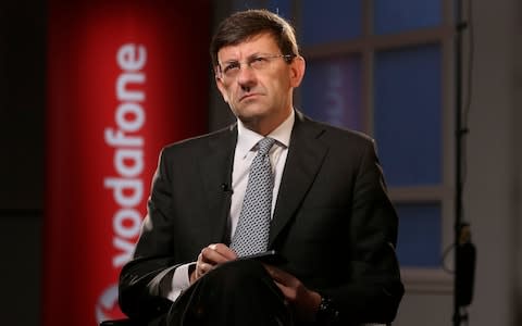 Vittorio Colao, chief executive officer of Vodafone Group - Credit: Simon Dawson/Bloomberg