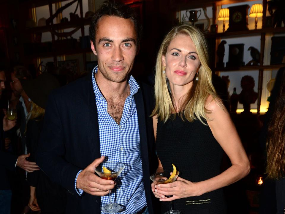 James Middleton and Donna Air at a party in June 2013.