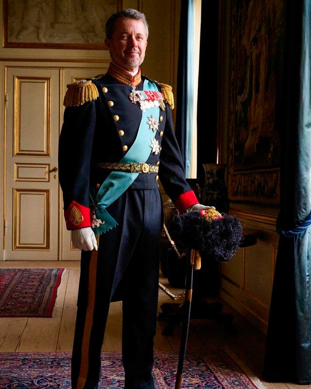 Federico de Dinamarca posa antes de su proclamación