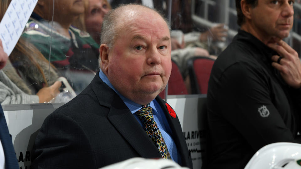 The Minnesota Wild fired head coach Bruce Boudreau. (Photo by Norm Hall/NHLI via Getty Images)