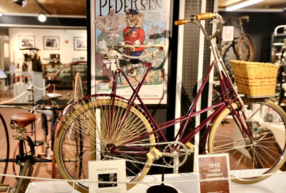 The Bicycle Museum of America in New Bremen displays beautifully restored bicycles from every era.