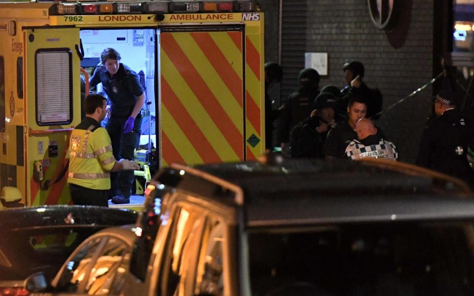 Ambulance on scene - Credit: CHRIS J RATCLIFFE/AFP