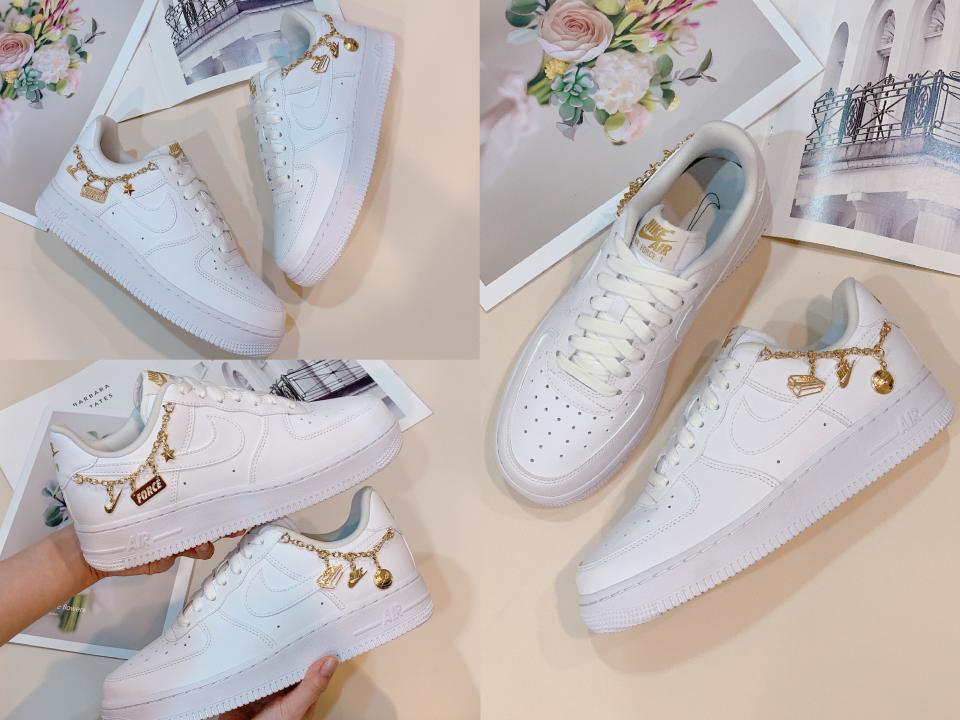 Nike Air Force 1 '07 LX，NT$3,800 深受女孩喜愛的Air Force鞋款，以簡單線條與設計，加上百搭又實穿的特色