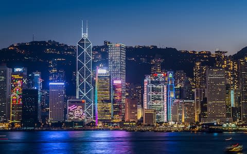 Victoria Harbour Christmas - Credit: WILFRED Y WONG