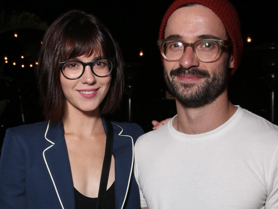 Mary Elizabeth Winstead and Riley Stearns in Los Angeles in October 2016.