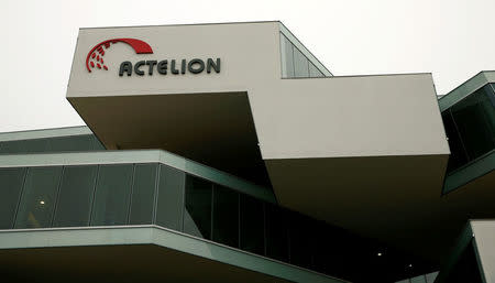 A general view shows Swiss biotech group Actelion Headquarters in Allschwil, Switzerland, February 17, 2015. REUTERS/Arnd Wiegmann/File Photo