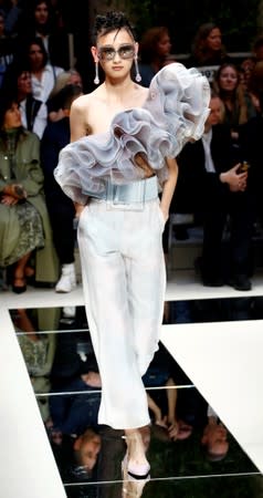 Armani Spring/Summer 2020 collection during fashion week in Milan