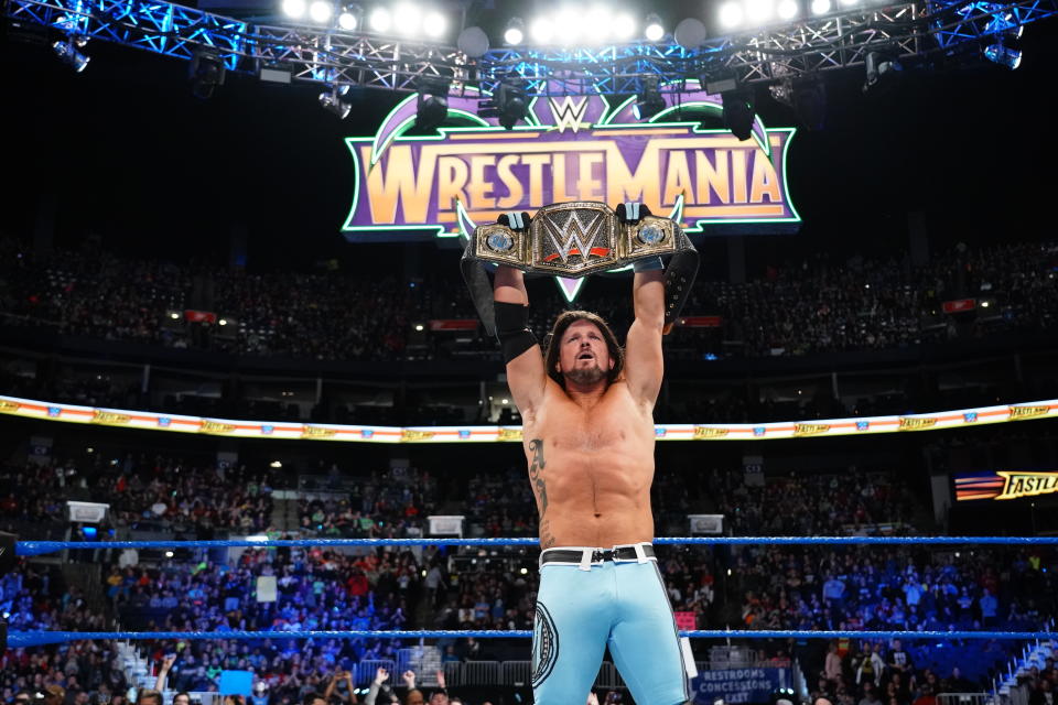 WWE Champion AJ Styles has faced a unique road to his “dream match” against Shinsuke Nakamura at WrestleMania 34. (Photo courtesy of WWE)