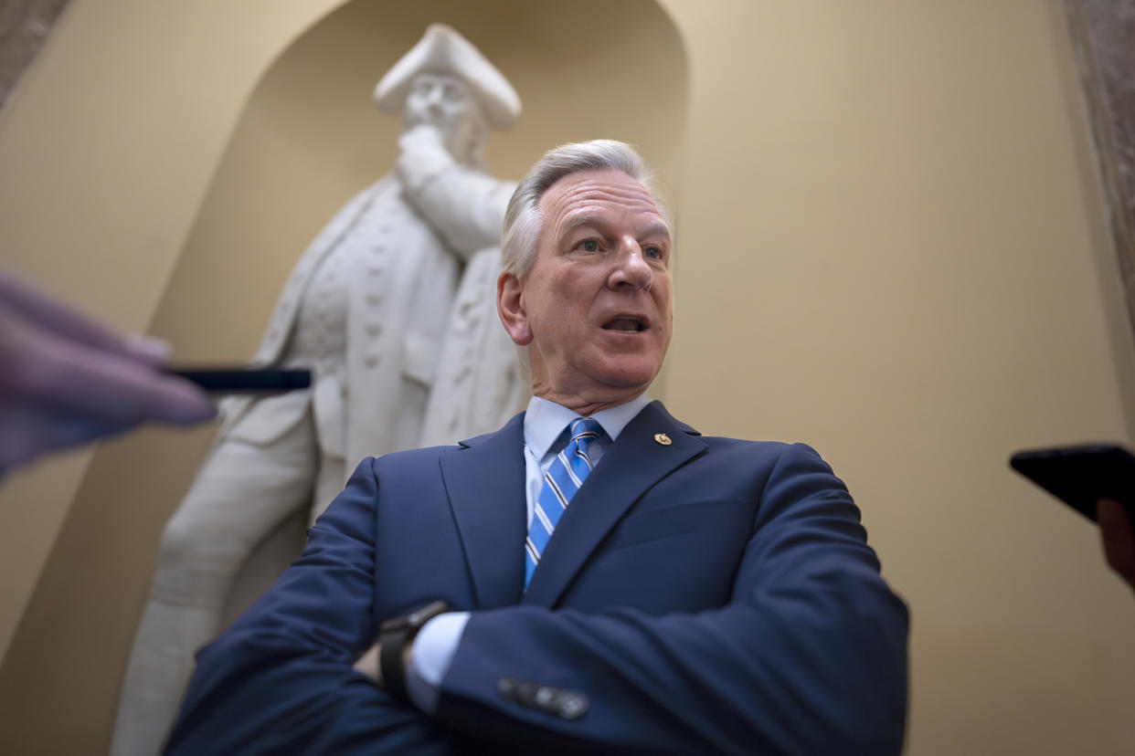 Sen. Tommy Tuberville at the Capitol.