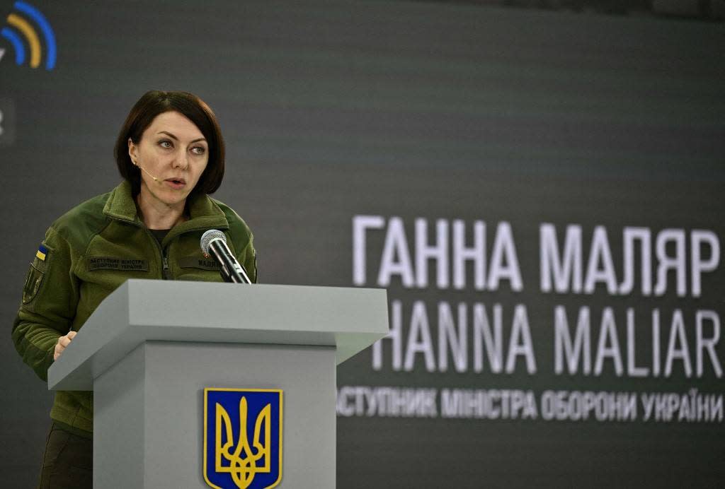 La vice-ministre ukrainienne de la Défense, Ganna Maliar, a annoncé la progression de l’armée dans le sud du pays. Photo d’illustration datant du 12 janvier 2023.