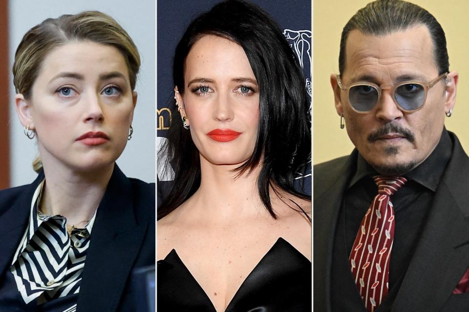 Amber Heard; Eva Green; Johnny Depp
