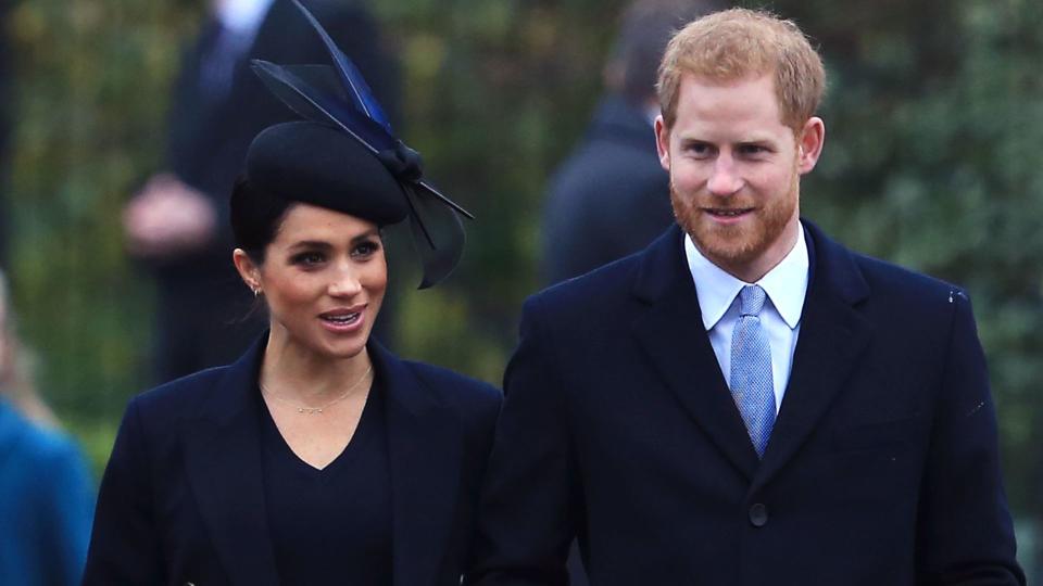 Harry and Meghan leaving the royal family