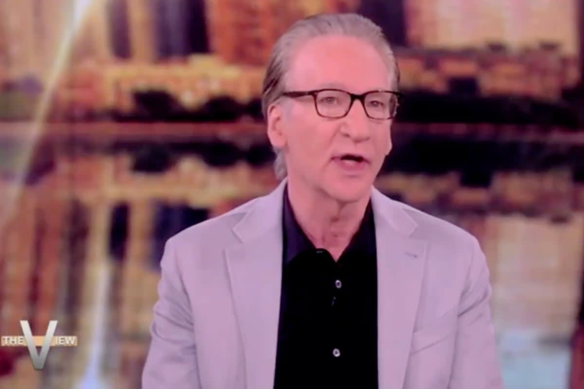 Bill Maher appearing on ‘The View’, May 21, 2024 (ABC)