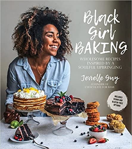 <p>In <span><strong>Black Girl Baking</strong></span> ($11), author Jerrelle Guy takes us on a special baking journey that involves all our senses. From rosketti cookies to orange-peel pound cake, each recipe is infused with her personal story, combining practical advice with a unique storytelling flair.</p>