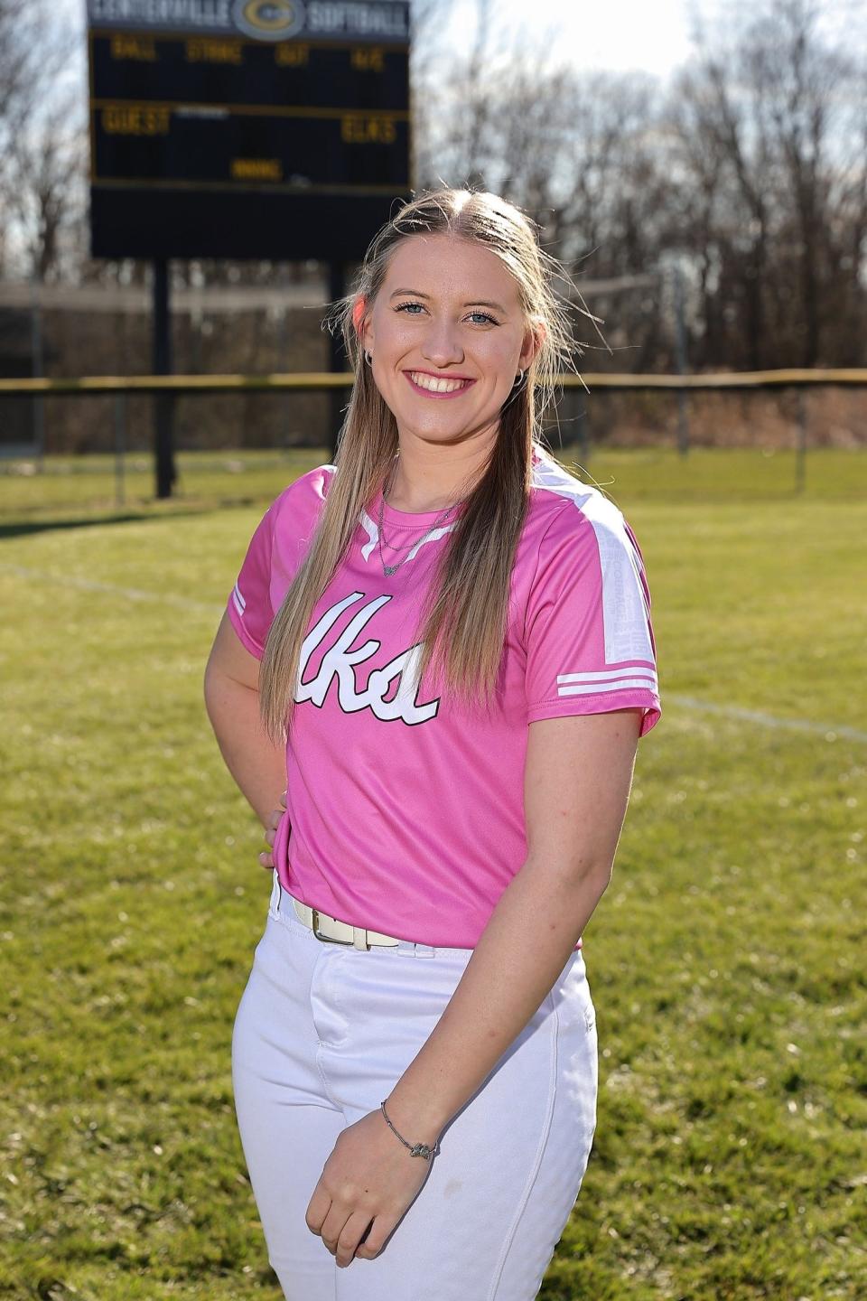 Centerville outfielder Ashley Arnold is a University of Rhode Island softball commit.