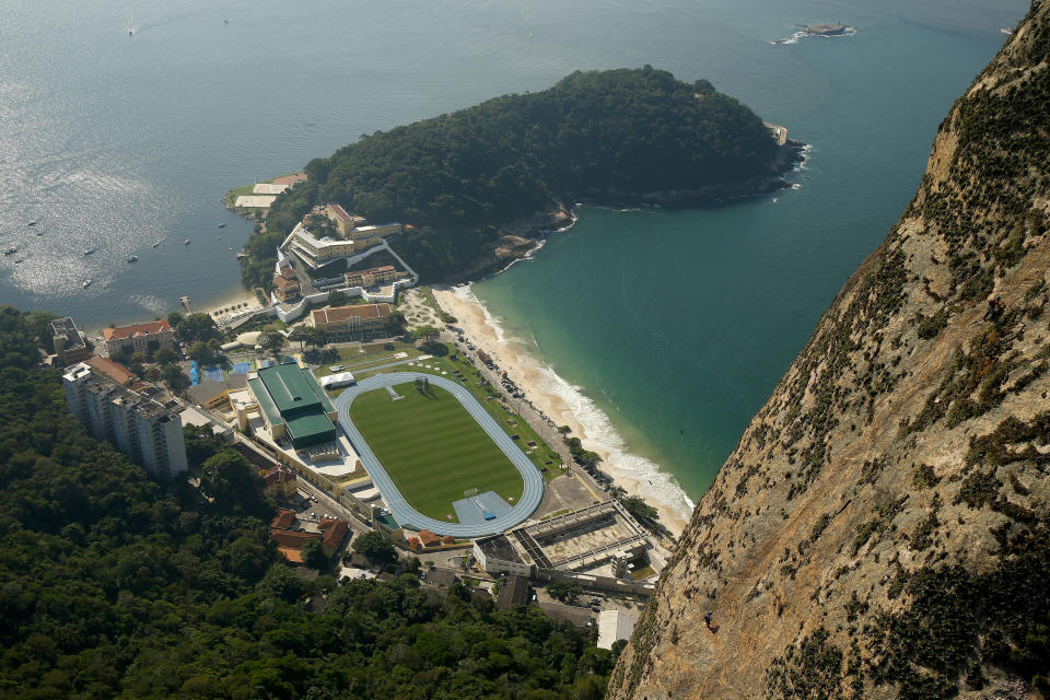 What a setting: England’s last base in Rio de Janeiro, Brazil – a far cry from this year’s pick
