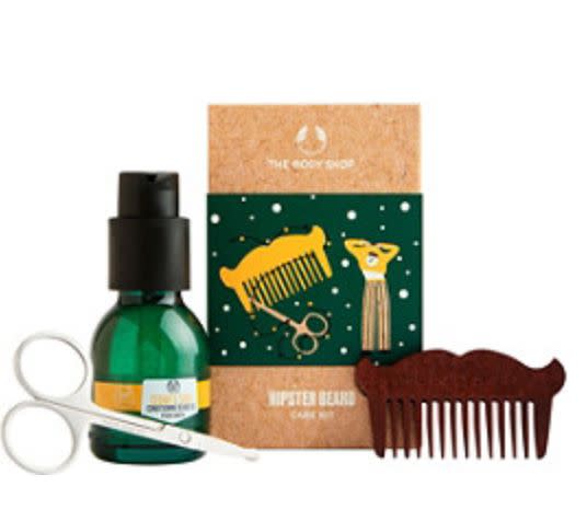 This kit comes with a conditioning beard oil, which features cedar, sage and clove essential oils, comb (in the shape of a fabulous mustache) and scissors. It's especially perfect for those with mustaches and goatees. <a href="https://fave.co/2H9n0w6" target="_blank" rel="noopener noreferrer">Find it for $20 at Ulta</a>.