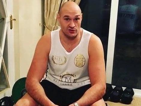 Tyson Fury told people to 'listen to Boris and stay at home' during the UK lockdown: Instagram/@gypsyking101