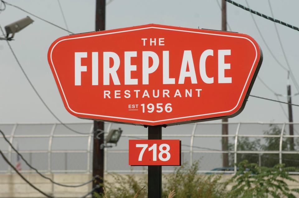 The Fireplace restaurant.
